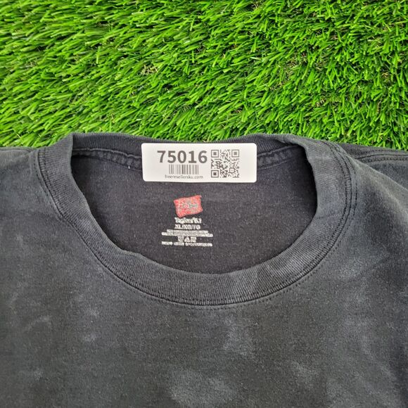 Scary Clown Shirt XL 23x27 Faded Black Hellanbach - Picture 12 of 16